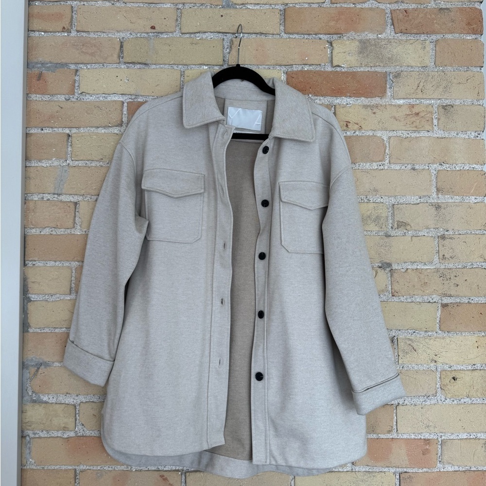 Yaya Beige Shacket